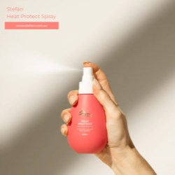 STEFAN Heat Protect Spray helps users make styling hair much easier thanks to SR Packaging